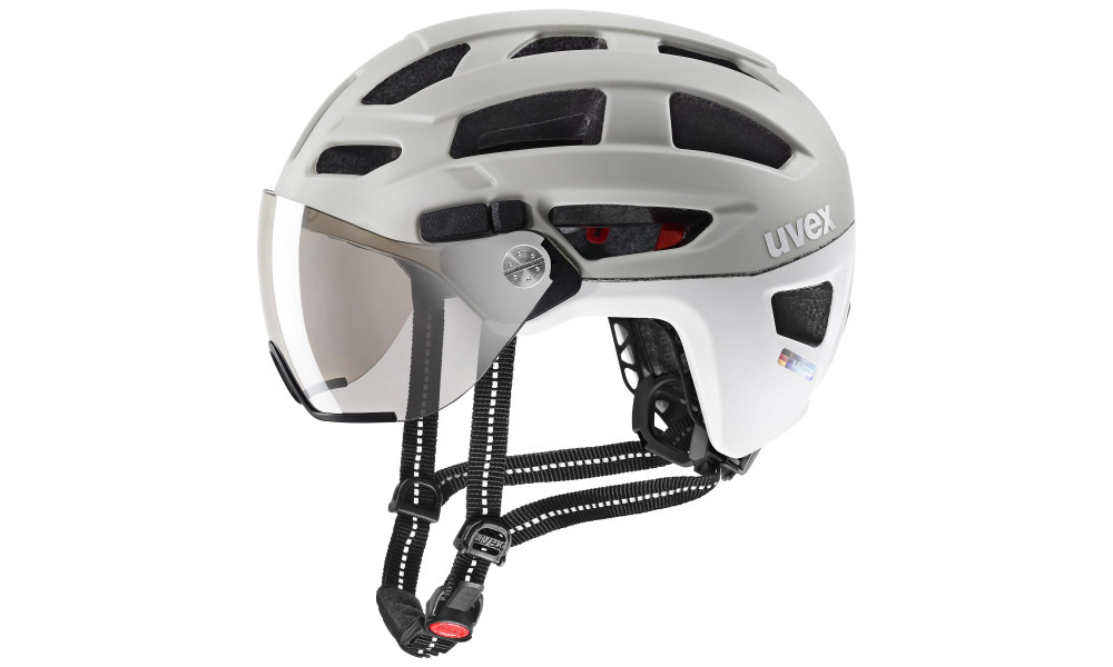 Helmet Uvex finale visor sand-white matt - 3