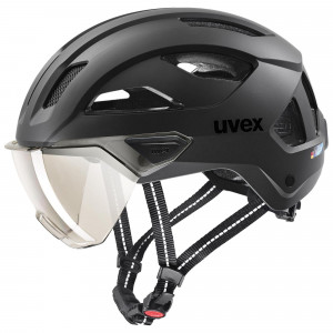 Helmet Uvex stride visor black matt