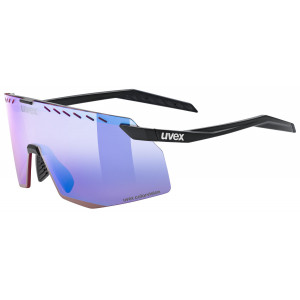 Glasses Uvex pace stage CV black matt / mirror blue