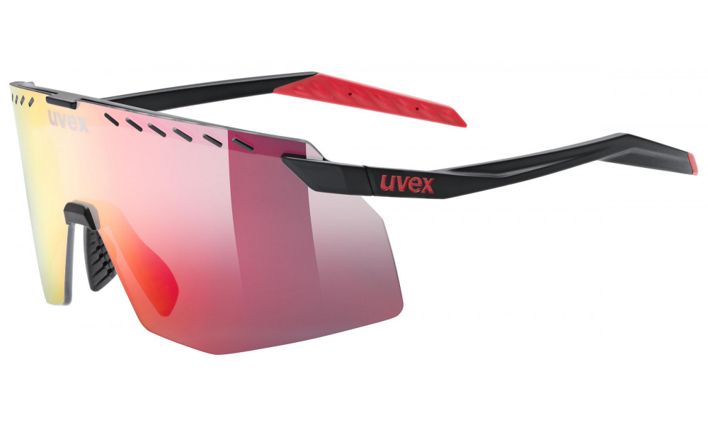 ???? Uvex pace stage black matt / mirror red - 1