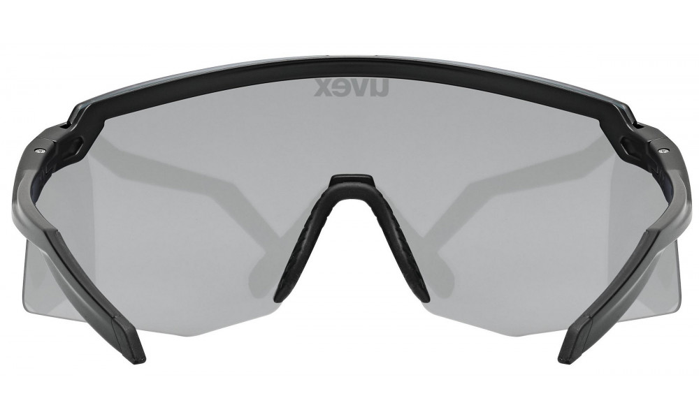 Glasses Uvex pace stage black matt / mirror silver - 4