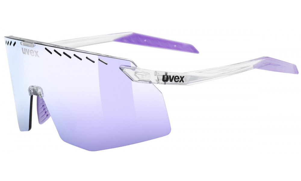 Glasses Uvex pace stage clear / mirror pink - 1