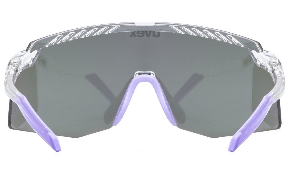 Glasses Uvex pace stage clear / mirror pink - 4