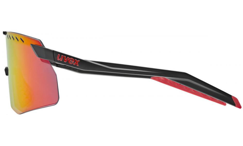 Очки Uvex pace stage s black matt / mirror red - 2