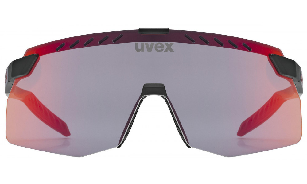Очки Uvex pace stage s black matt / mirror red - 3