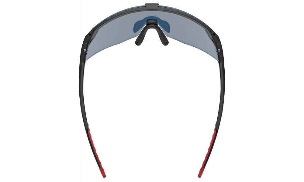 Очки Uvex pace stage s black matt / mirror red - 5