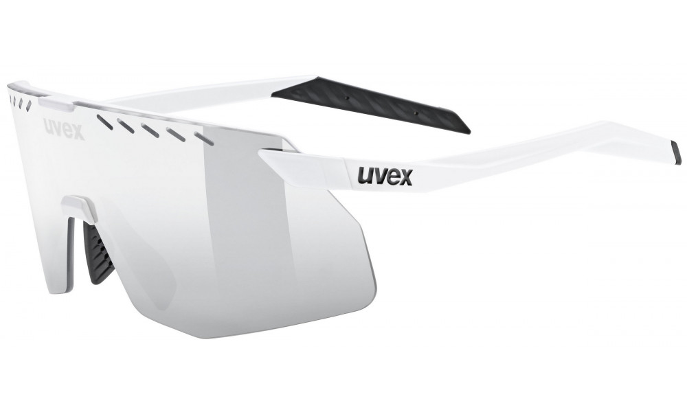 Glasses Uvex pace stage s white matt / mirror silver - 1