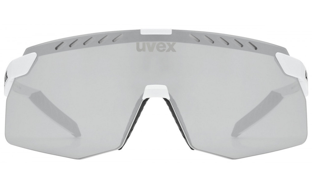 Glasses Uvex pace stage s white matt / mirror silver - 3