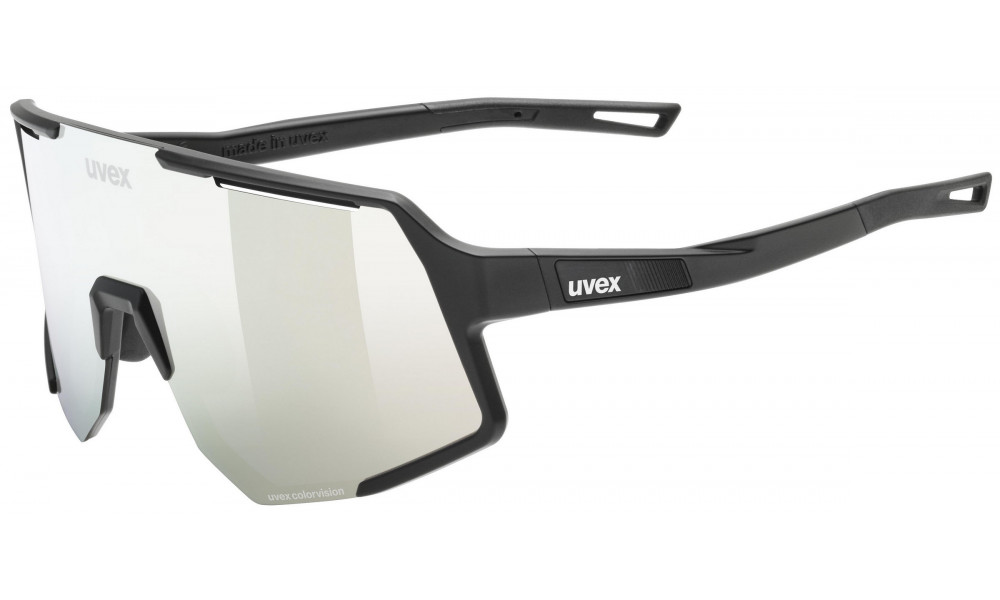 Glasses Uvex sequenze CV black matt / mirror silver - 1