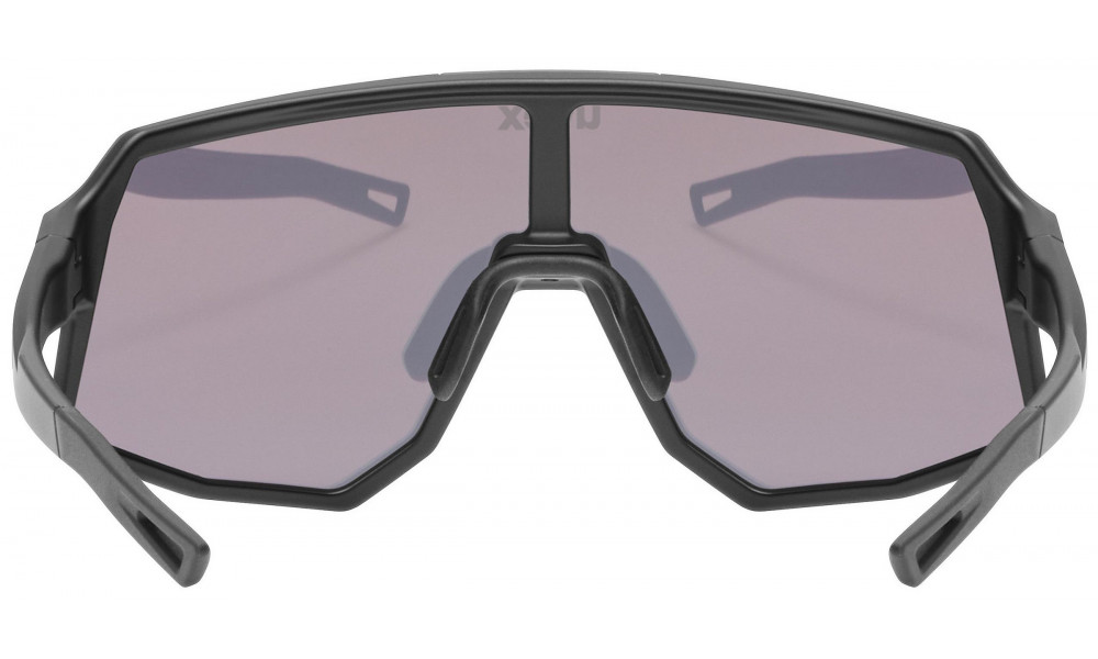 Glasses Uvex sequenze CV black matt / mirror silver - 4