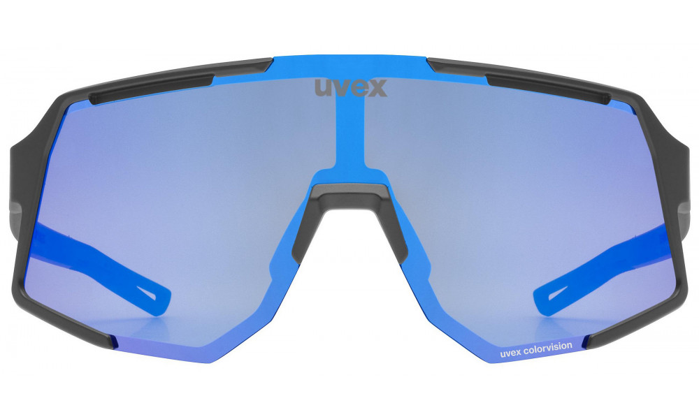 Glasses Uvex sequenze CV black matt / mirror blue - 3