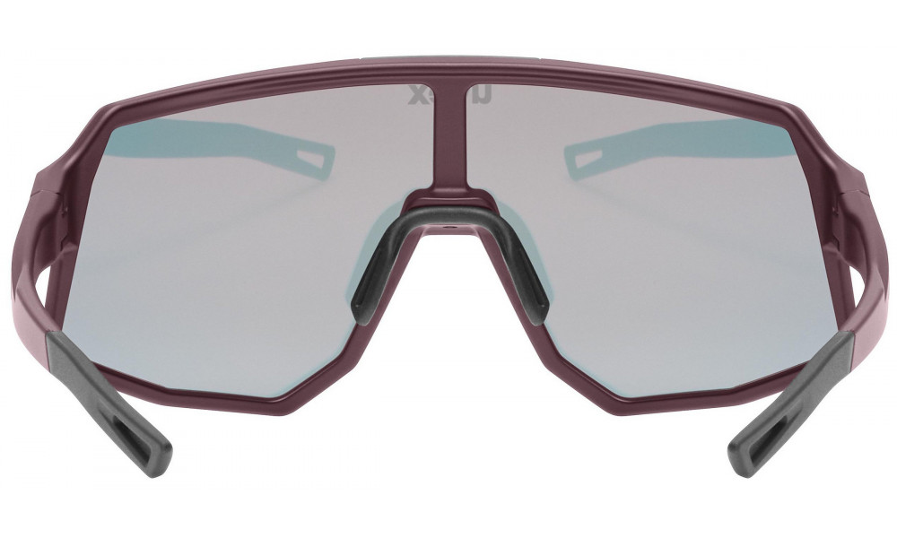 Glasses Uvex sequenze CV burgundy matt / mirror red - 4