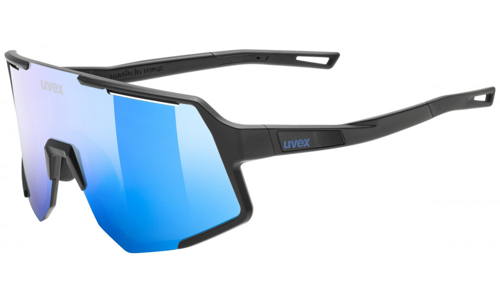 Очки Uvex sequenze black matt / mirror blue - 1