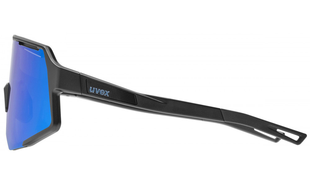 Очки Uvex sequenze black matt / mirror blue - 2
