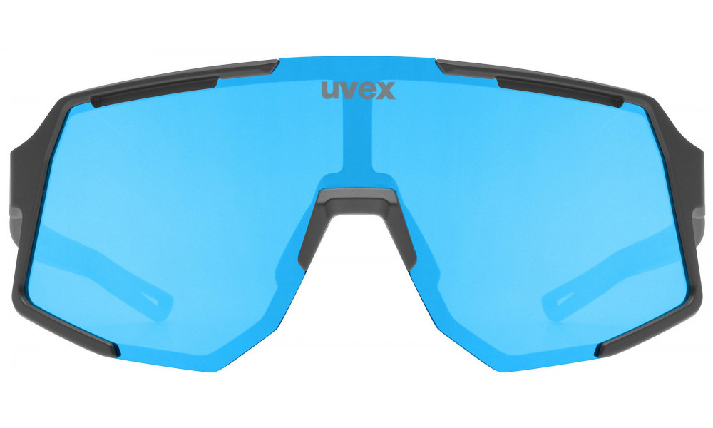 ???? Uvex sequenze black matt / mirror blue - 3
