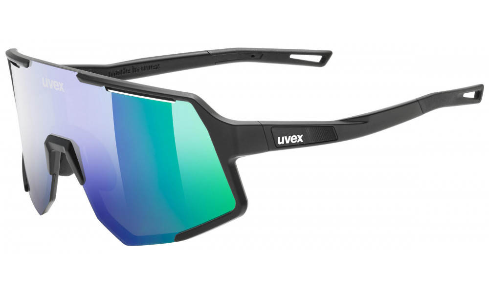 Glasses Uvex sequenze black matt / mirror green - 1