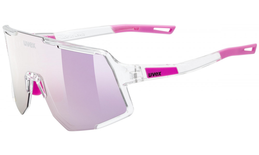 Glasses Uvex sequenze clear / mirror pink - 1