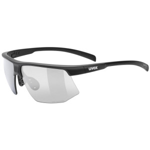 Glasses Uvex aerios V black matt / smoke