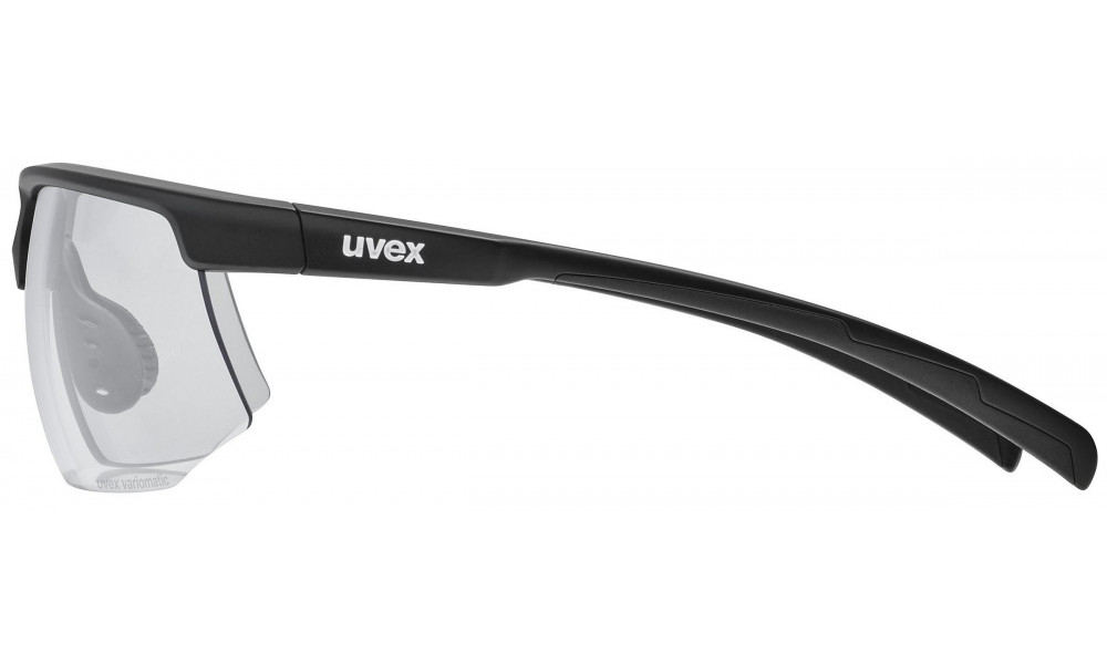 Glasses Uvex aerios V black matt / smoke - 2