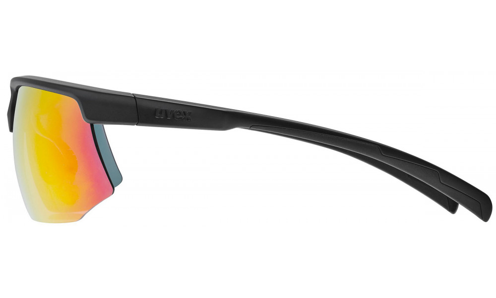 Очки Uvex aerios black matt / mirror red - 2