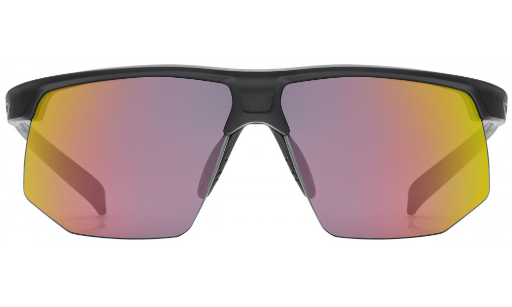 Очки Uvex aerios black matt / mirror red - 3