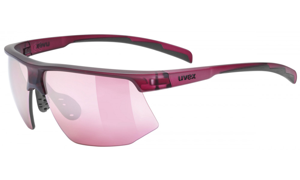 Glasses Uvex aerios cranberry matt / mirror rose - 1