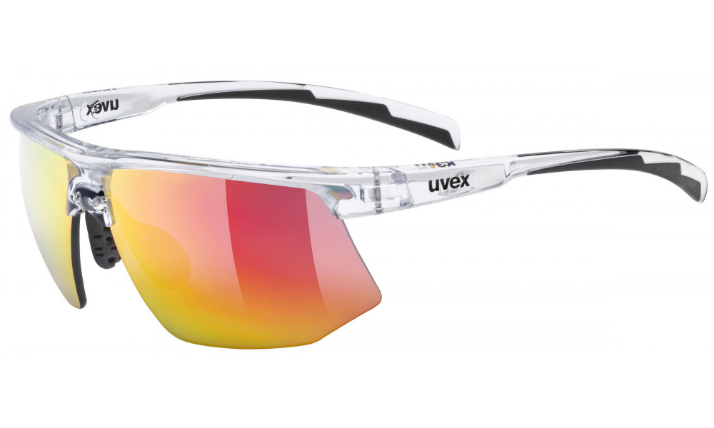 Glasses Uvex aerios clear / mirror red - 1