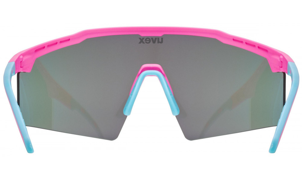 Glasses Uvex flowline pink matt / mirror blue - 4