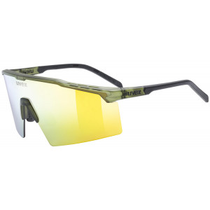 Glasses Uvex flowline olive matt / mirror gold