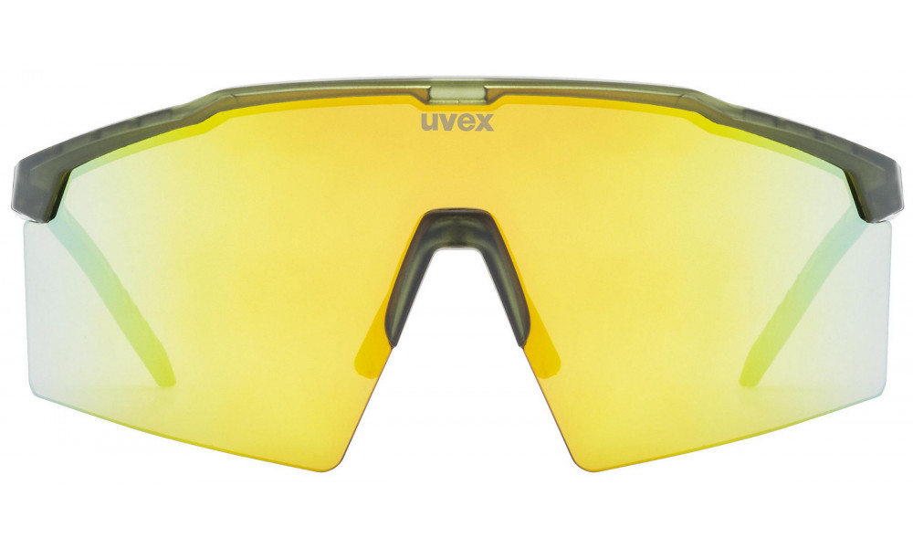 Очки Uvex flowline olive matt / mirror gold - 3