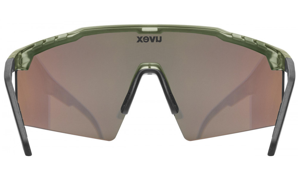 Glasses Uvex flowline olive matt / mirror gold - 4
