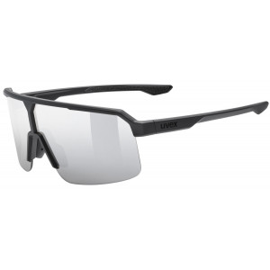 Glasses Uvex ramp black matt / mirror silver