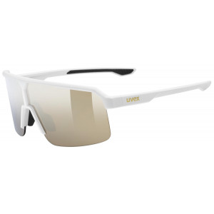???? Uvex ramp white matt / mirror gold
