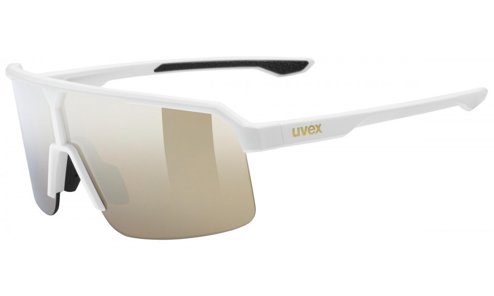 ???? Uvex ramp white matt / mirror gold - 1