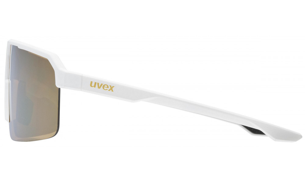Glasses Uvex ramp white matt / mirror gold - 2