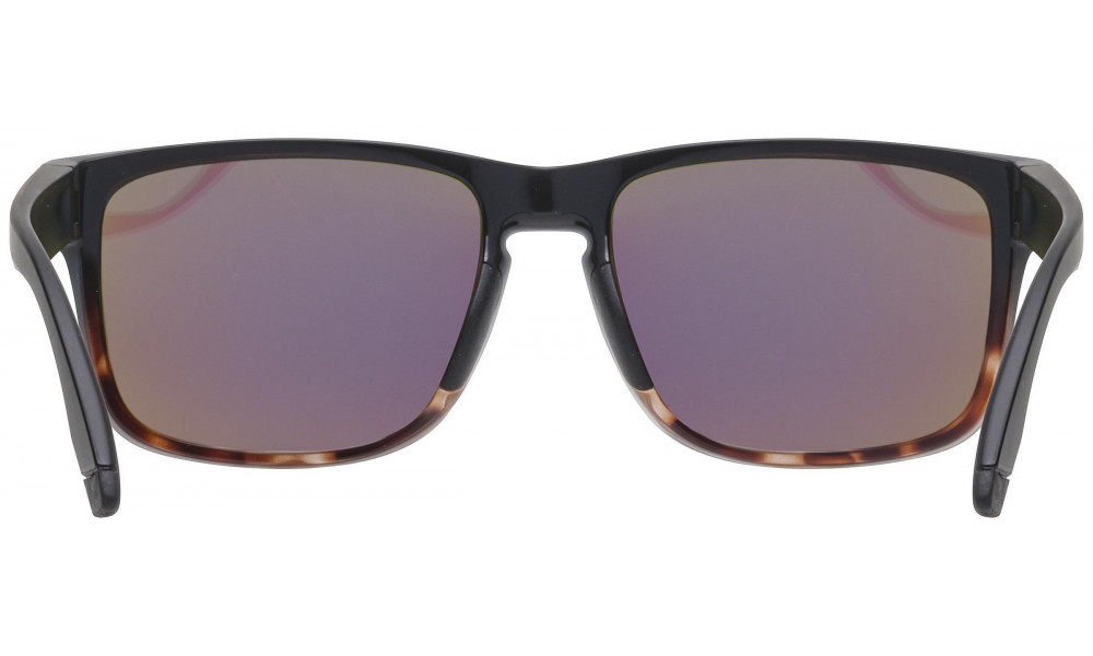 Glasses Uvex poise black-demi matt / mirror green - 4