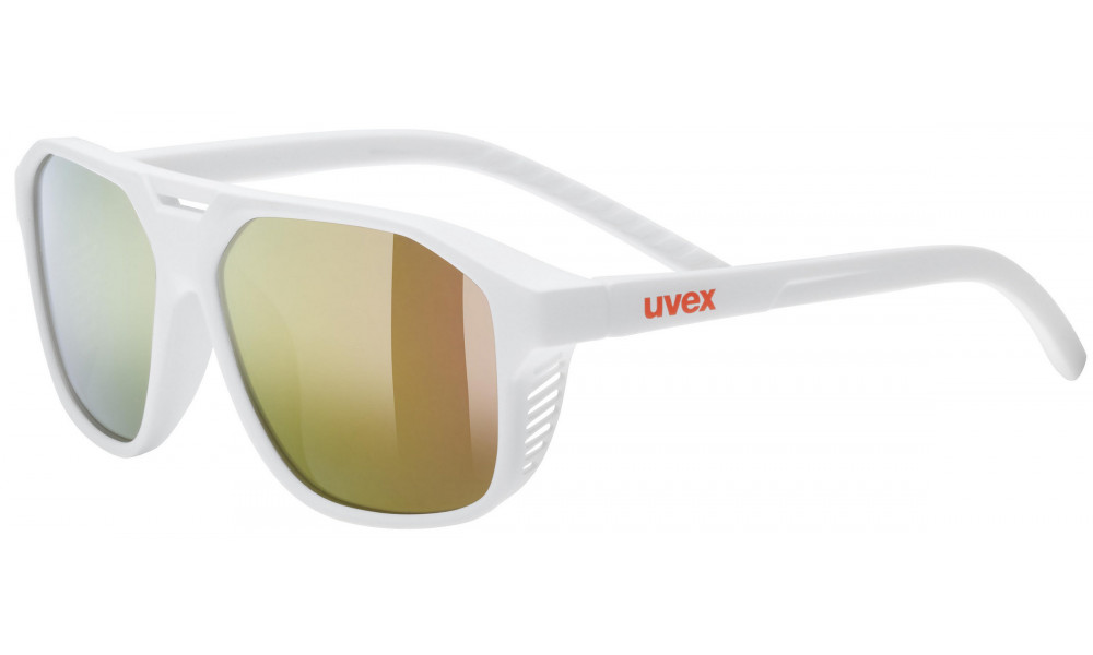 Glasses Uvex cosmic white matt / mirror red - 1