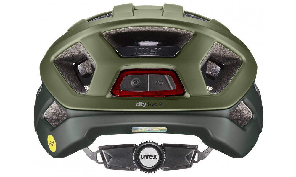 ???? Uvex city i-vo 2 MIPS dark olive-forest matt - 3