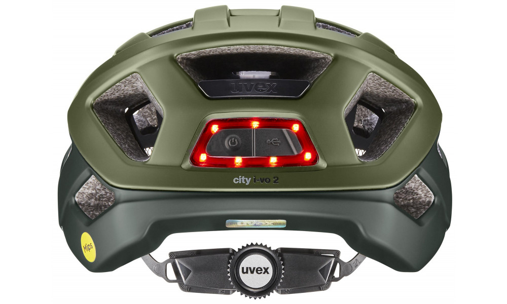 Шлем Uvex city i-vo 2 MIPS dark olive-forest matt - 4