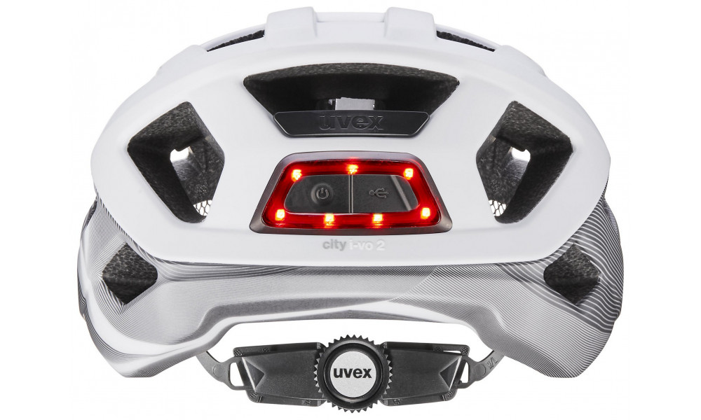 Шлем Uvex city i-vo 2 white silver matt - 4