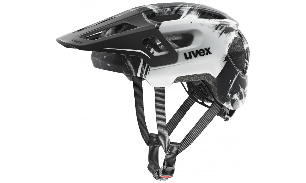 Helmet Uvex react jr fullface black-white matt - 2