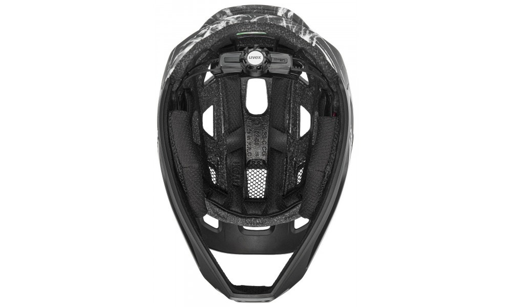 Helmet Uvex react jr fullface black-white matt - 5