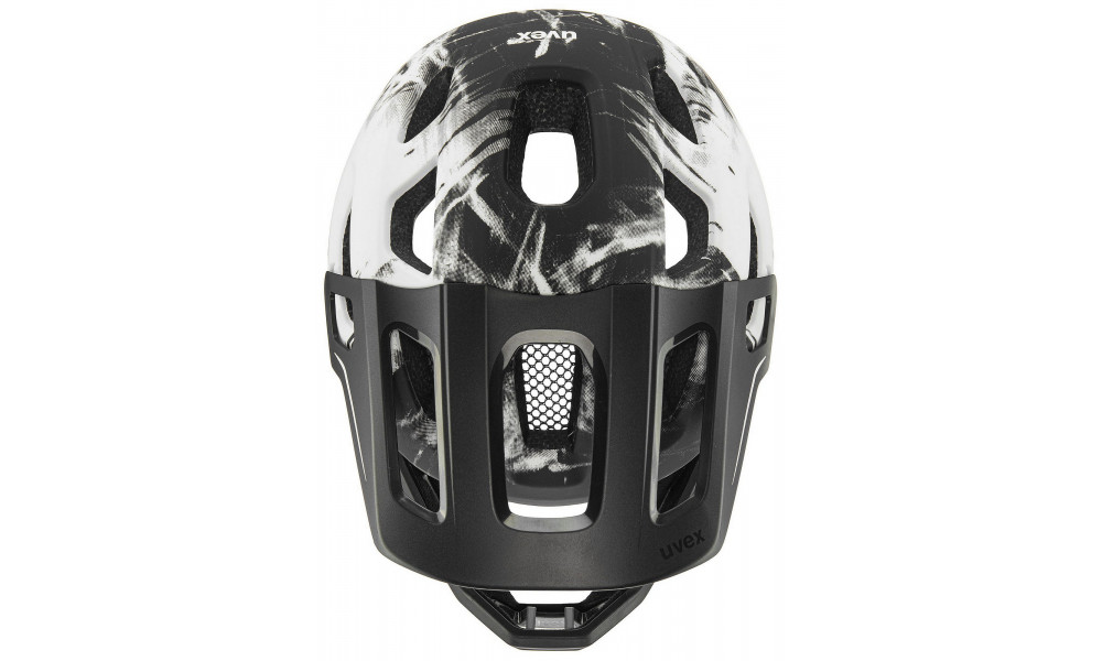 Helmet Uvex react jr fullface black-white matt - 6