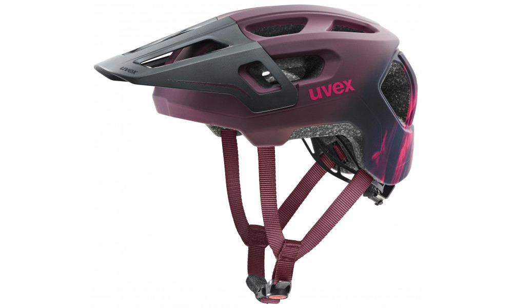 Шлем Uvex react jr fullface cranberry matt - 2