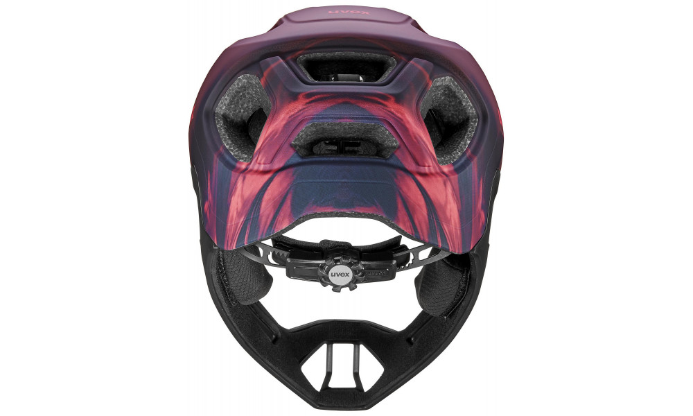 Шлем Uvex react jr fullface cranberry matt - 4