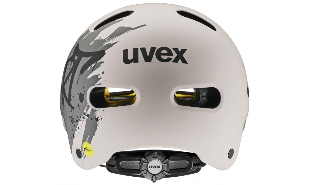 ???? Uvex kid 4 style MIPS dirt warm grey matt - 3