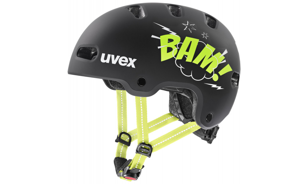 ???? Uvex kid 4 style bam black-lime matt - 1