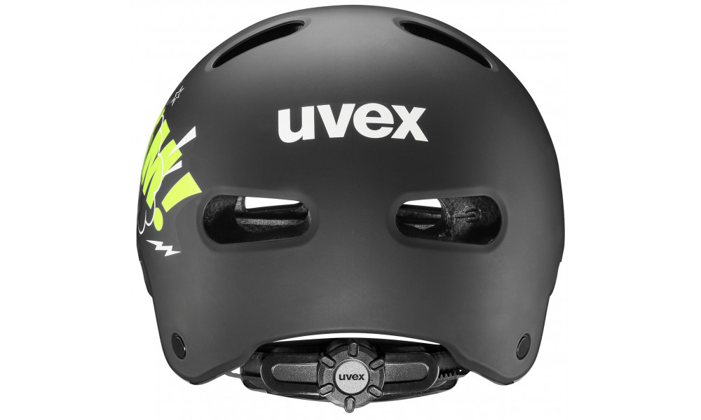 Шлем Uvex kid 4 style bam black-lime matt - 3