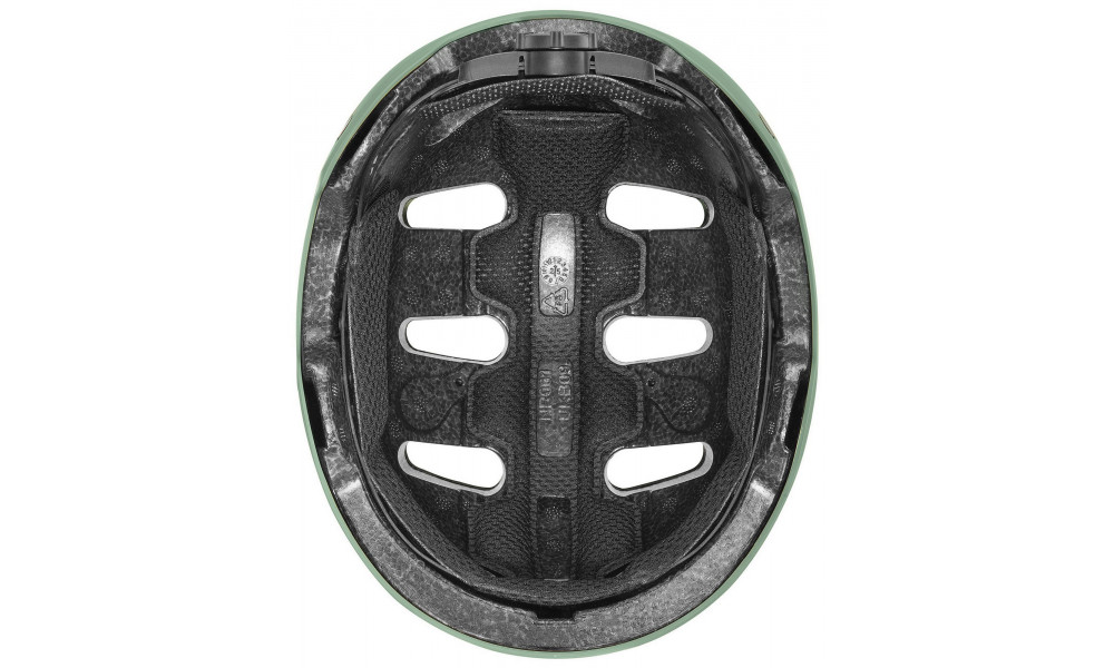 Helmet Uvex kid 4 style bam moss green-papaya matt - 4