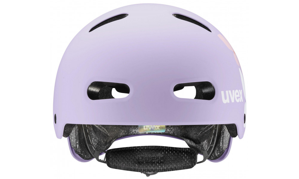 Helmet Uvex kid 4 style flower lilac matt - 2